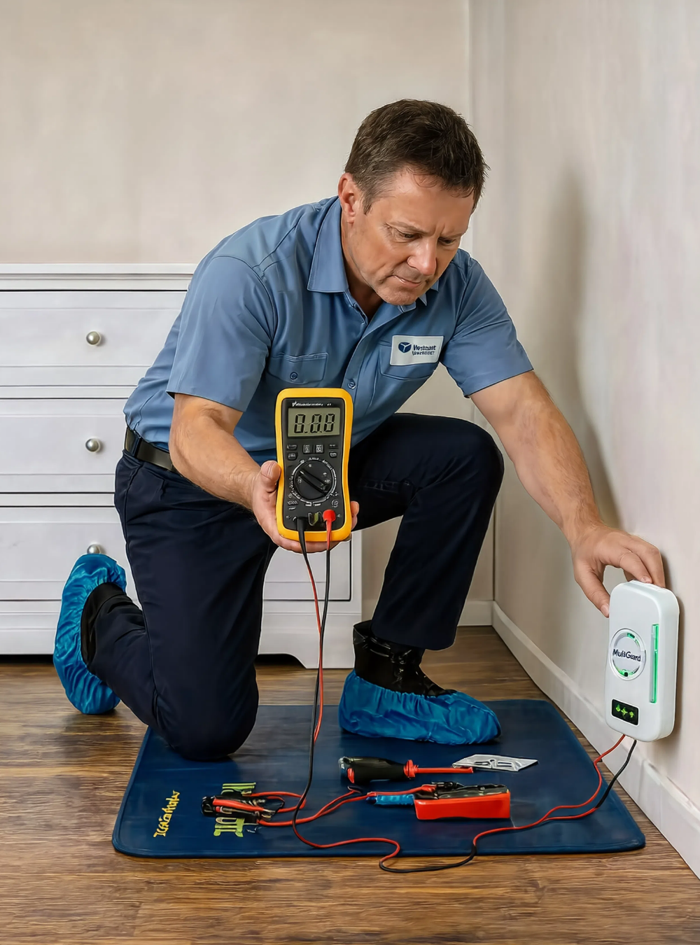 Electrician Outlet Testing